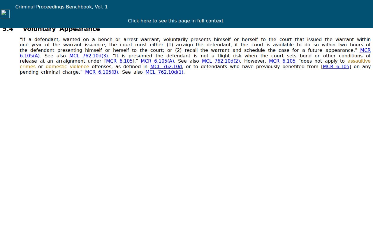 Isabella County bench warrant lookup: official guidance on voluntary appearance and warrant recall